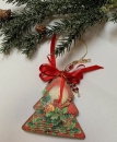 3D Stanzbogen Christmas Balls: Tannenbaum, Kerzengesteck